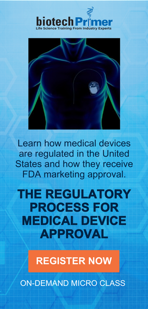 The Regulatory process for medical Devices